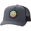 RIP CURL Men's Wetsuit Icon Trucker Baseball Hat Washed Black