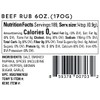Oakland Dust Beef Rub 6 OZ (170g) Shaker Bottle
