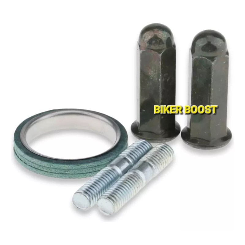 BIKER BOOST Kit Junta, Tuerca Y Tornillo Para Escape De