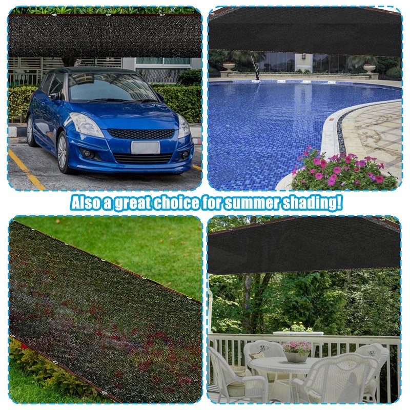 16 x 26FT Pool Leaf Net Cover- Leaf Netting for
