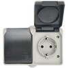 G-Homa Outdoor Socket Surface-Mounted Socket, Wall Mounting, 2-Way Surface-Mounted Wet