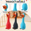 Hojalis Squeaky Dog Toys, 3 Pcs Rubber Chicken & Duck