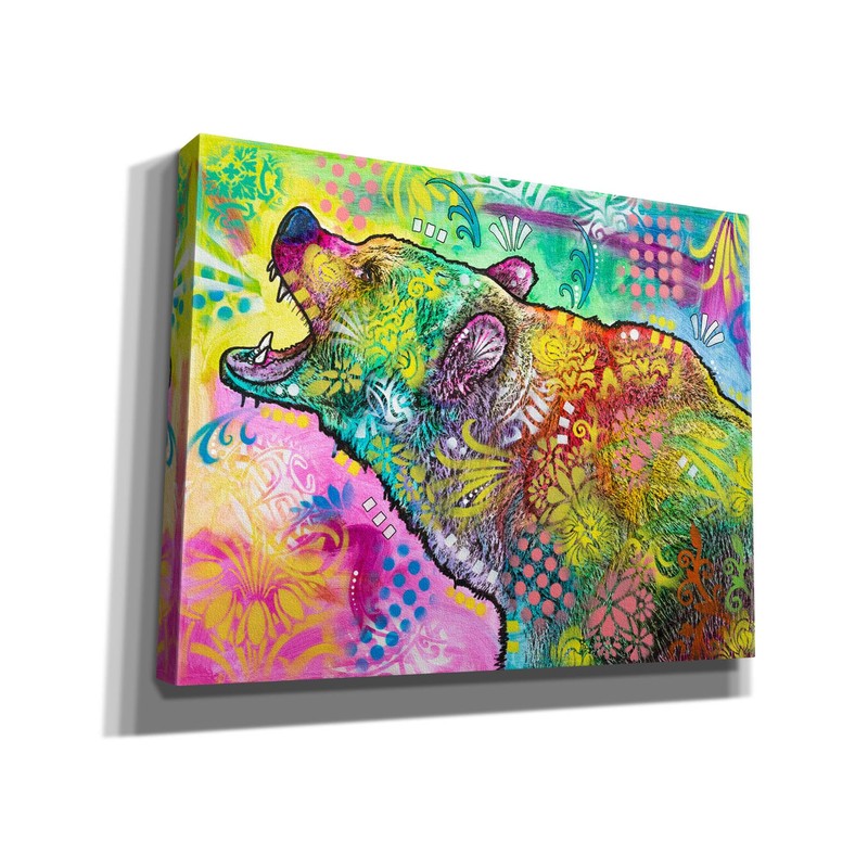 Epic Graffiti 'Primal Roar' by Dean Russo Canvas Wall Art,