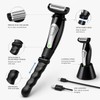 Extendable Back Shaver for Men’s Body Grooming – Detachable Electric