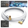 Primewire 2m antenna cable HDTV 135dB 75 ohm 90Â °
