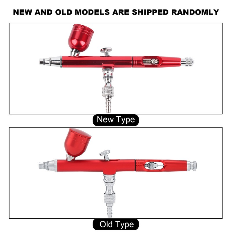 Dual Action Gravity Feed Airbrush Gun 0.3mm Spray Art Paint