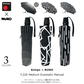 Knirps KNTL220-8236 Folding Umbrella, One-Touch Automatic Open/Close, Reinforced Durability