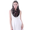 Lina & Lily Mini Horse Print Women's Infinity Loop Scarf