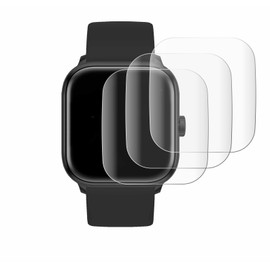 Savvies Pack of 4 Full Screen Protectors for Ice Watch ICE Smart 2.0 1.70 Full Cover Screen Protector Film [3D Curved, Transparent, Anti-Fingerprint]