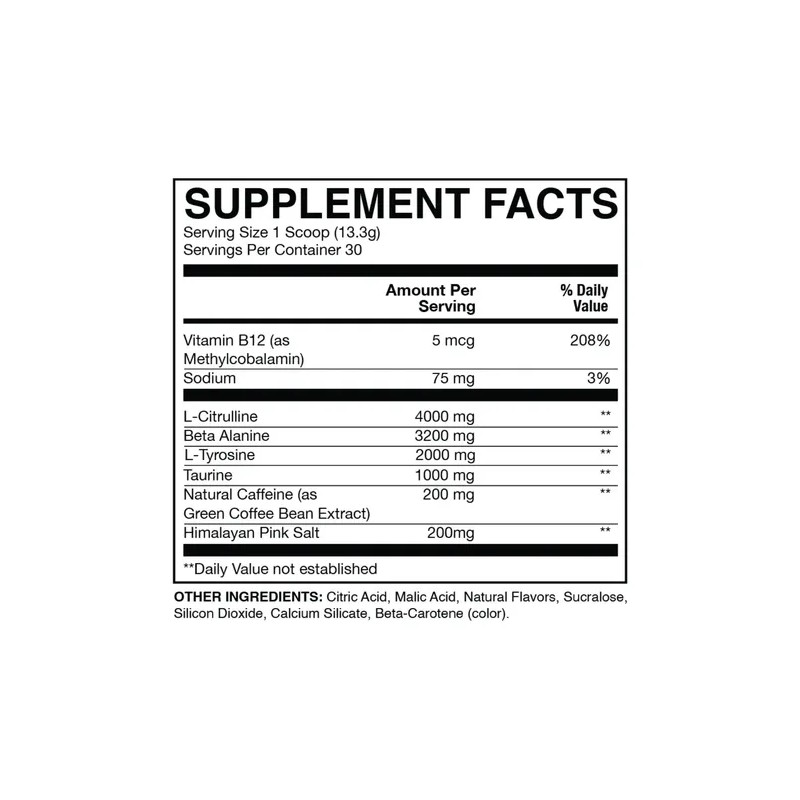 Cbum Raw Essential Preentreno 30 Serv Raspberry Creamthickle