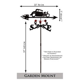 Farrell Series P51 Mustang Airplane Garden Stake Weathervane ~New~
