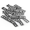12 PCS Magnetic Tool Box Labels Printed Toolbox Labels with