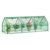 Greatbuddy Portable Mini Greenhouse, 3×3×9Ft, High-Density PE Plant Cover with