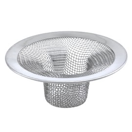 Antrader 2.8" Top / 1.1" Basket, Stainless Steel Anti-Clogging Foor Drain Sink Filter, Sewer Slag Net, Washing Dish Filter, 1mm Drain Holes Around