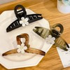 5.1 Inch Large Flower Claw Clips, 3Pcs Non-slip Hair Clips