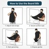 DHWEKU Beard Apron for Beard Design, Waterproof Beard Bib for