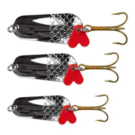 Zite Fishing Blinker Set Fishing - 3 Artificial Baits Pike Zander Perch Spin Fishing - Silver 16-34g