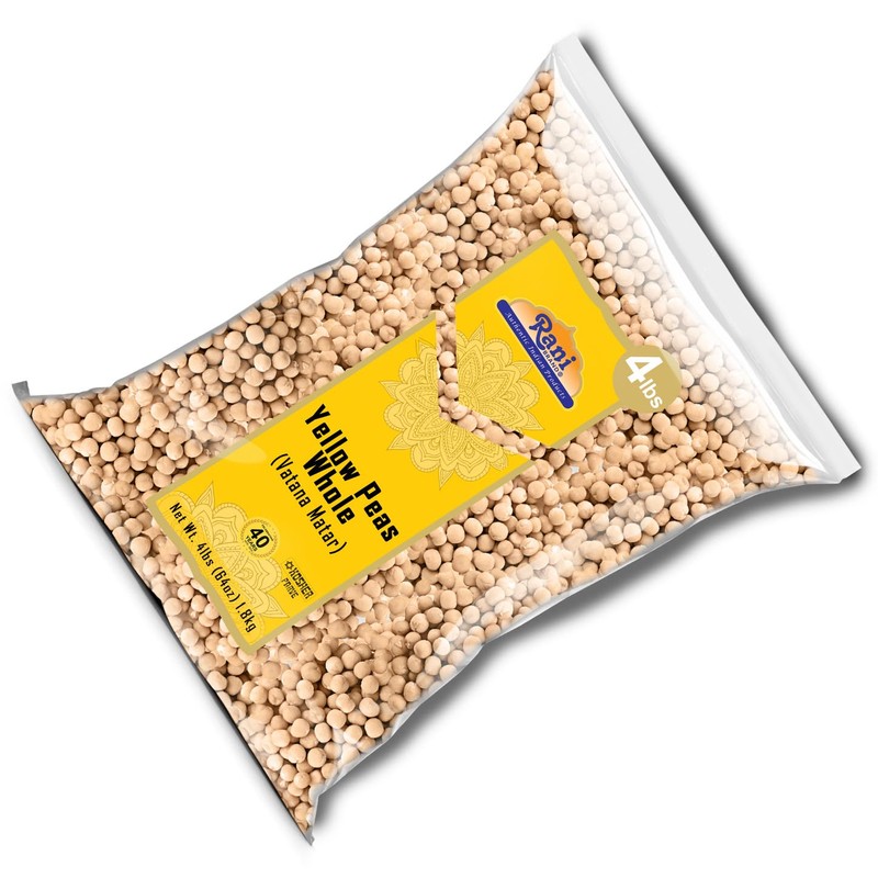Rani Yellow Peas Whole, Dried (Vatana, Matar) 64oz (4lbs) 1.81kg