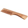 Generic International Shop By Nature Neem Wood Handle Comb, Light