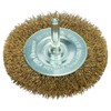 Bosch 1x PRO Brass-Coated Steel Longlife Wire Wheel, Crimped Wire
