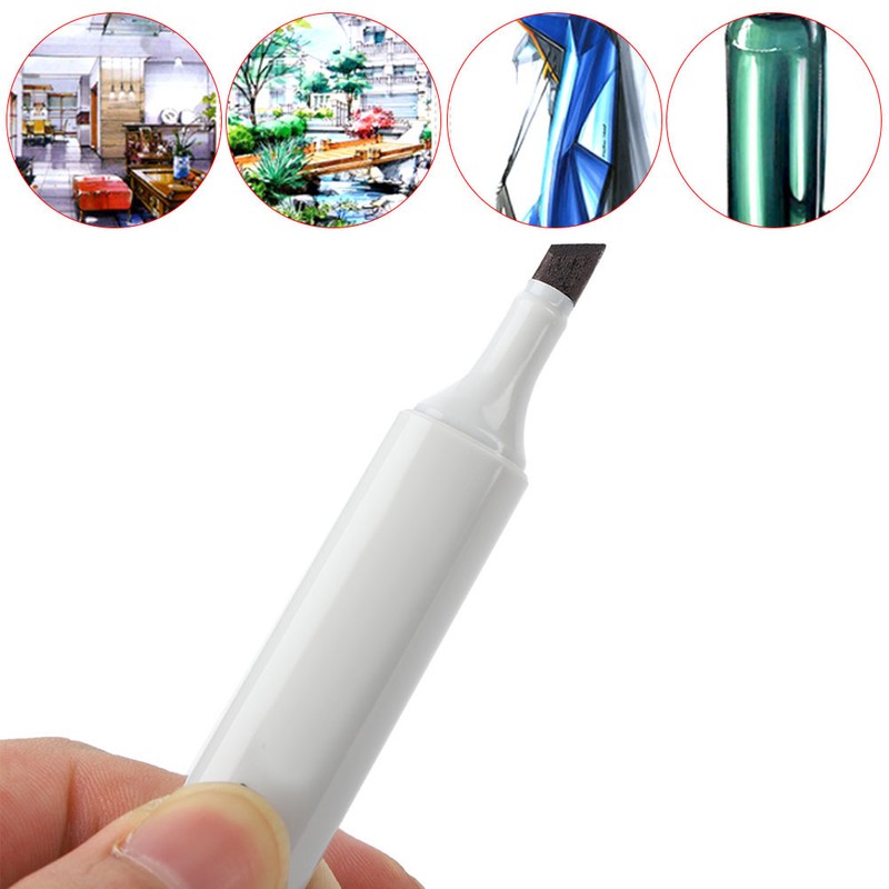 24 Colors Alcohol Double Head Art Marker Pen Clothes Drawing