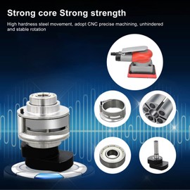 Compressed Air Sander, Mini Sander, KP-6793 Random Orbital Sander Plate Small Pneumatic Sander for Wood 75 x 100 mm Handy Sanding