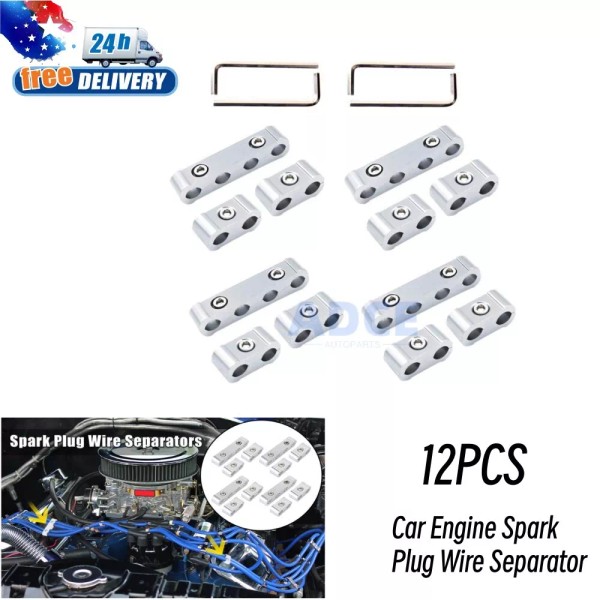 ADCE 4 Set 8mm Car Engine Spark Plug Wire Separator