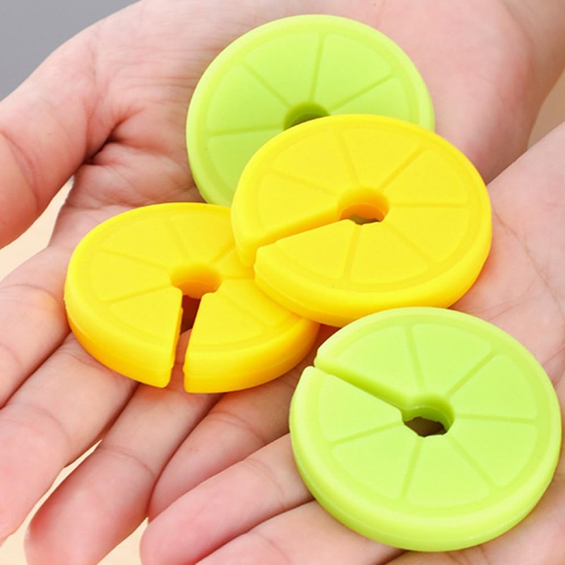 TOGRAND 2PCS Pot Lid Overflow Preventer, Silicone Pan Lid Sid