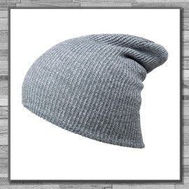 Rex Standard CH134 Knit Cap, Simple, Plain Design, Autumn, Winter, Men's, Women's,, Black