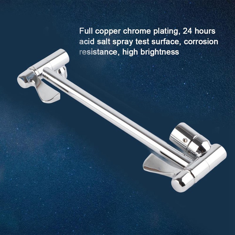 Adjustable Arch Design Shower Extension Arm Wall Mount for Bathroom