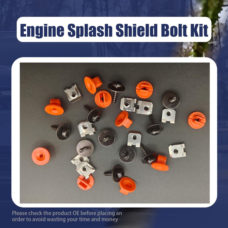 GolTHd 10 Sets T30 Engine Splash Shield Guard Undertray Cover