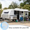 BMIROAMDFE 4 Sets Mirrored Door Latch for Camper RV Sliding