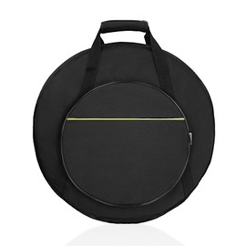 MAYQMAY Professional 20-22Inch Padded Cymbal Bag/Cases 600D Waterproof Oxford Cloth with 17in Pocket, Black
