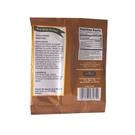 Spicy Sweet BBQ Rub 1 oz Cajun's Choice Louisiana Foods (Pack of 6)