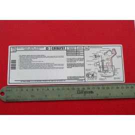 PONTIAC New 1981 Pontiac Firebird Trans Am Emissions Decal-Label-TA 4.9/301 Non-Turbo.