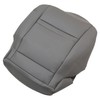 NLQR Front Driver Bottom Replacement Seat Cover Gray Microfiber Leather
