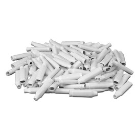 100 Pack, Telecom Wire Crimp Connectors, B Wire Dry Plain White Beanies, 0E-SR100P W Box Technologies, Telephone Alarm Splice
