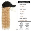 Hat Wigs for Women Baseball Cap Wig with Hair Extensions