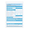 A5 school accident report book, duplicate with 50 reports