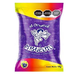 MIGUELITO 2 Pack DULCE EN POLVO  "MIGUELITO" SABOR UVA 1Kg