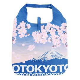 Nol Corporation ECZ-1-26 Eco Bag, Japanese Pattern, Foldable, Storage Bag Included, TOKYO x Mt. Fuji