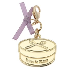 Maison de Fleur 8A42FBJ0400 Women's Charm, Gift Box Charm, Lavender, lavender