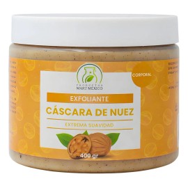 Exfoliante Cascara Nuez Facial Corporal 400 Grs