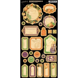 Graphic 45 an Eerie Tale Journaling Chipboard
