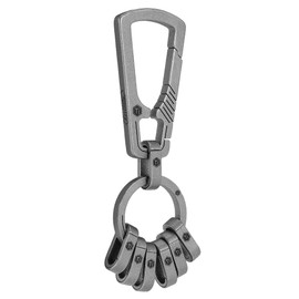 KeyUnity Titanium Carabiner Keychain Clip, Titanium Keyring, Edc Quick Release Key Holder Organizer, Carabiner Clip For Keys,Keyrings For Men, Belt Key Holder, for Outdoor Activities & Home Use