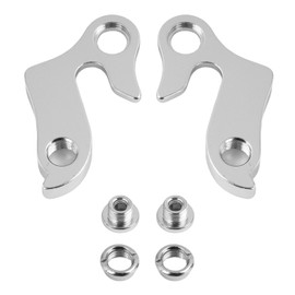 Derailleur Hanger Unisex Derailleur Hanger Set for Bicycles, 2 Pieces Aluminium Alloy Rear Derailleur Hanger, Compatible with Road Bike and Trekking Bike, One