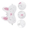 FOMIYES Cute Eye Mask 3 Pcs Plush Rabbit Eye Mask