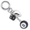 AUNVITO 8 Ball Dice Charm Keychain - Cute Bag Purse