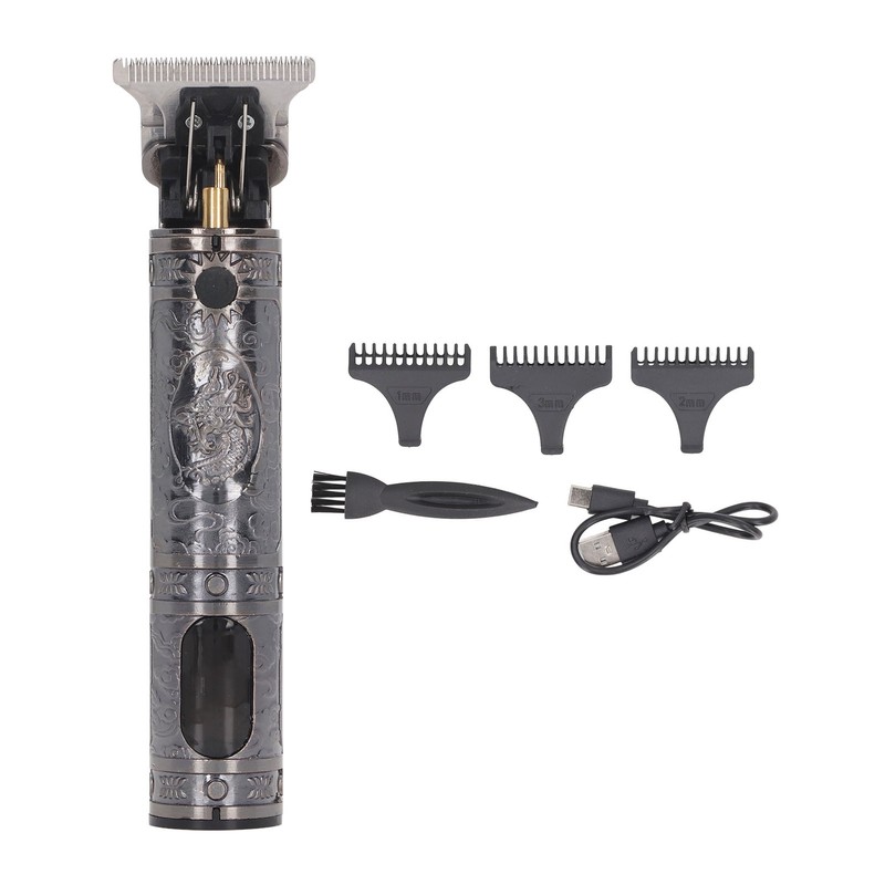 Hair Trimmer Professional Portable Rechargeable Hair Clipper with LCD Display