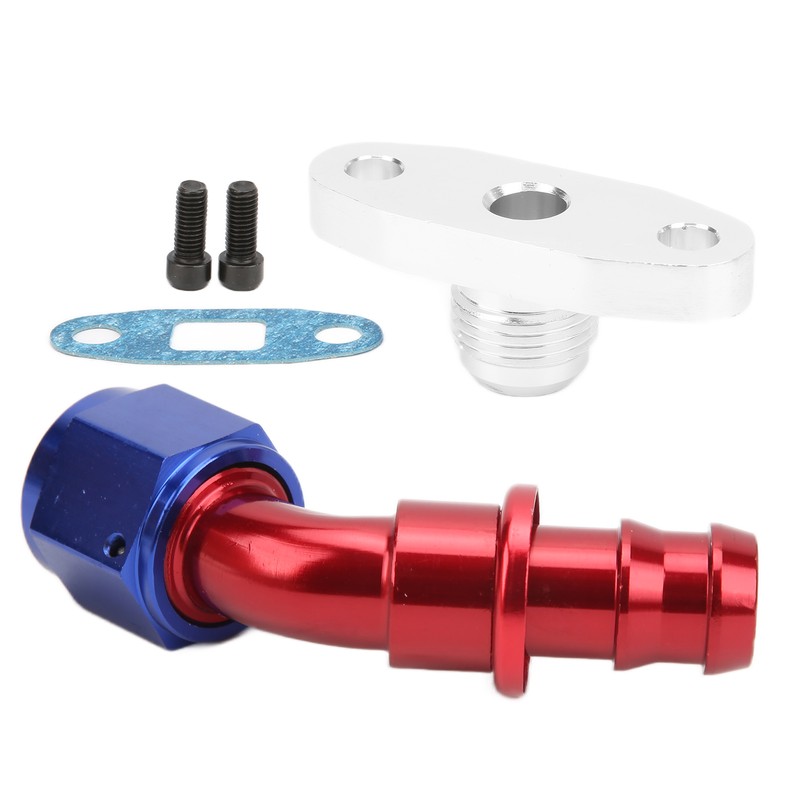 AN10 Turbo Oil Return Drain Flange 45 Degree Replacement for